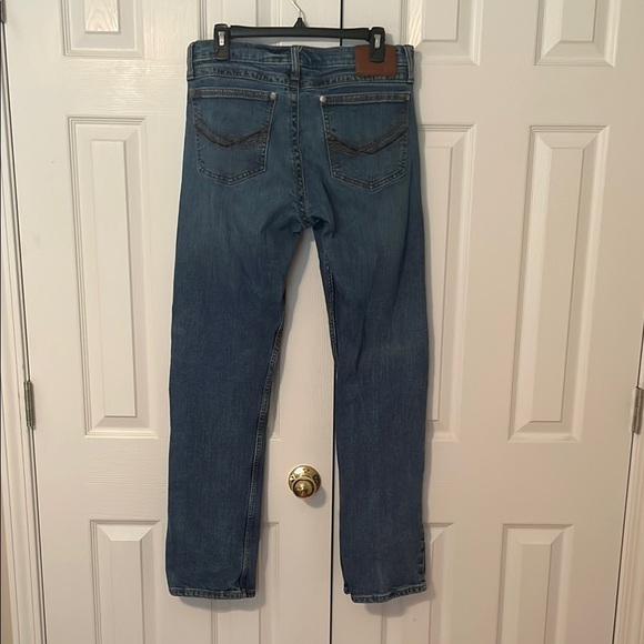 Wrangler 20X Style 44 Men's Slim Straight Blue Jeans Size 32 x 34 Zip Fly EUC - Picture 4 of 10